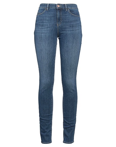 EMPORIO ARMANI Denim trousers Blue 70% Cotton, 17% Polyester, 11% Lyocell, 2% Elastane