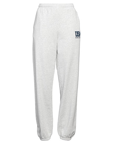 SPORTY & RICH Athletic pant Light grey 97% Cotton, 3% Polyester