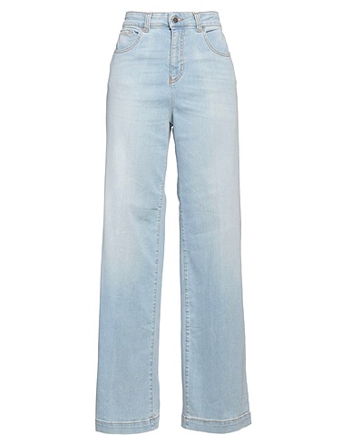 EMPORIO ARMANI Denim pants Blue 72% Cotton, 17% Polyester, 9% Viscose, 2% Elastane