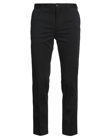 DOLCE&GABBANA BOTTOMWEAR Black 97% Cotton, 3% Elastane