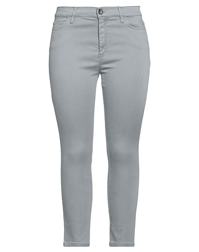 MARELLA SPORT Denim trousers Light grey 63% Lyocell, 30% Cotton, 5% Polyester, 2% Elastane