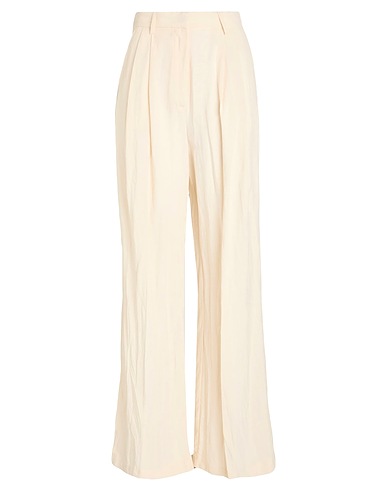 ICONA by KAOS Casual trouser Cream 62% Viscose, 38% Linen