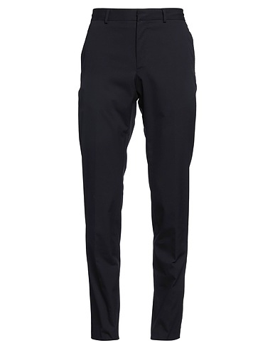 DUNHILL Casual pants Midnight blue 99% Cotton, 1% Elastane