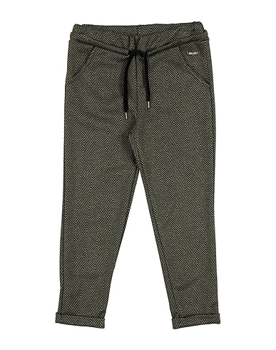 MAËLIE Casual trouser Military green 46% Polyester, 37% Viscose, 7% Metallic fiber, 7% Polyurethane, 3% Elastane