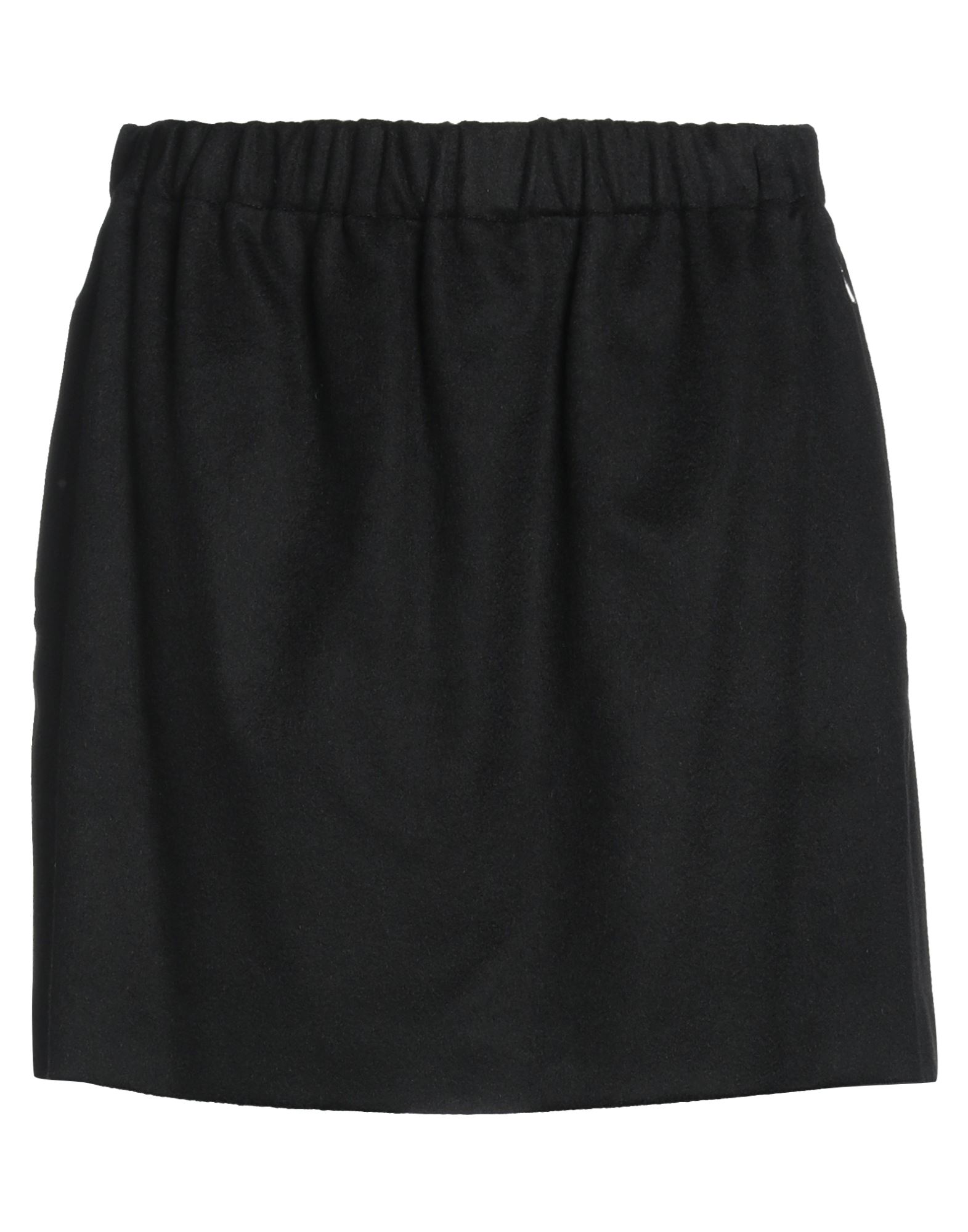 MAX MARA Mini skirt Black 100% Camel wool
