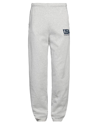 SPORTY & RICH Casual pants Light grey 97% Cotton, 3% Polyester