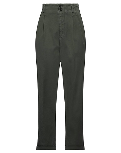 ASPESI Casual pants Military green 98% Cotton, 2% Elastane