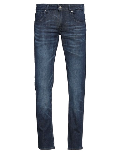 GUESS Denim trousers Blue 61% Cotton, 22% Tencel™ Modal, 8% Silk, 7% Polyester, 2% Elastane
