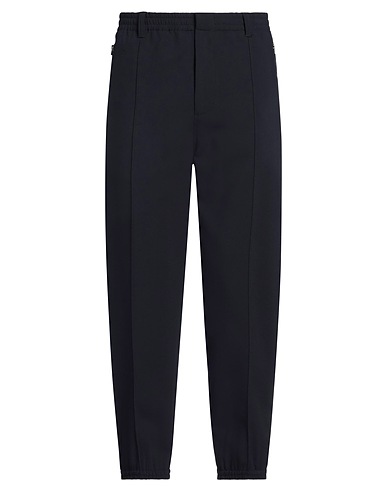EMPORIO ARMANI Casual trouser Midnight blue 72% Polyester, 21% Viscose, 7% Elastane