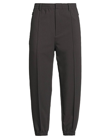 EMPORIO ARMANI Casual pants Charcoal 72% Polyester, 21% Viscose, 7% Elastane