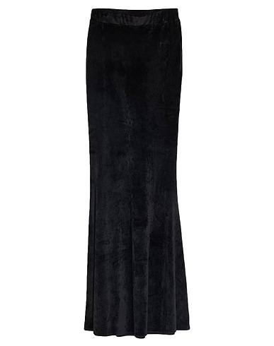 GCDS Maxi Skirts Black 92% Polyester, 8% Elastane