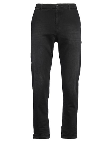 REPLAY Denim pants Black 90% Cotton, 8% Elastomultiester, 2% Elastane