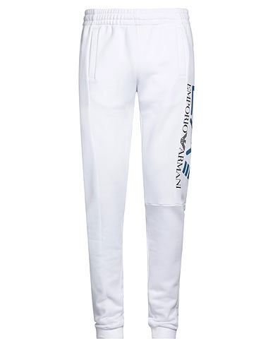 EA7 Casual trouser White 68% Cotton, 32% Polyester