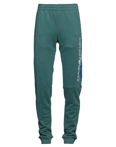 EA7 Casual trouser Deep teal 68% Cotton, 32% Polyester