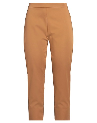 CARACTÈRE Casual trouser Brown 72% Cotton, 25% Polyester, 3% Elastane