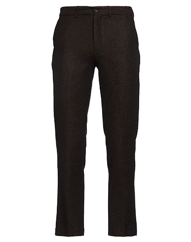 JACK & JONES Pantalon Chocolat 35% Coton, 25% Acrylique, 15% Polyester, 15% Laine recyclé, 10% Autres fibres