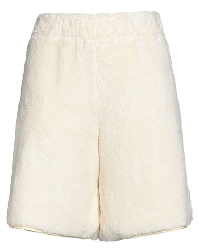 JIL SANDER Shorts & Bermuda Ivory 100% Cotton
