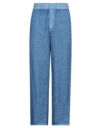 BURBERRY パンツ ブルー リネン 100%