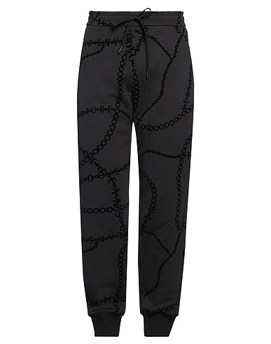 VERSACE JEANS COUTURE Casual trouser Black 100% Cotton, Elastane, Polyamide