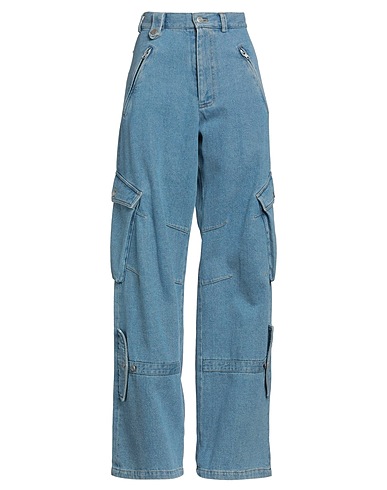 EGONLAB. Denim trousers Blue 100% Cotton
