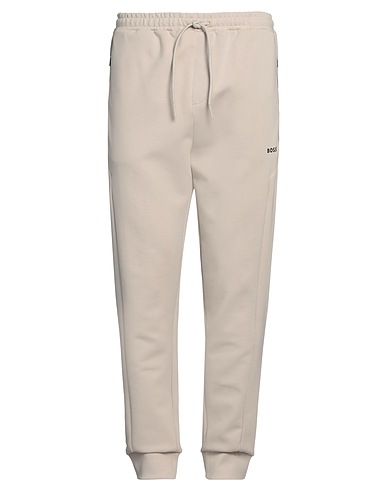 BOSS Casual trouser Beige 62% Cotton, 33% Recycled polyester, 5% Elastane