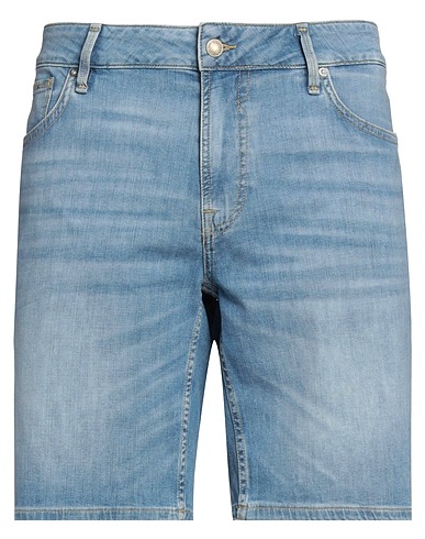 GUESS Denim shorts 80% Cotton, 12% Tencel™ Lyocell, 5% Elastomultiester, 3% Elastane