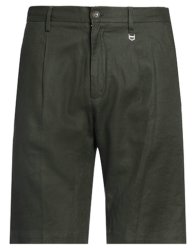 ANTONY MORATO Shorts & Bermuda Verde militare 52% Lino, 48% Viscosa