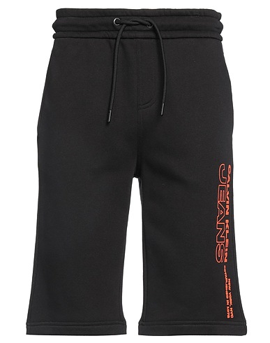 CALVIN KLEIN JEANS Shorts & Bermuda Black 78% Cotton, 22% Polyester