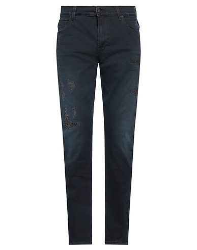 REPLAY Denim trousers Blue 71% Cotton, 24% Polyester, 5% Elastane