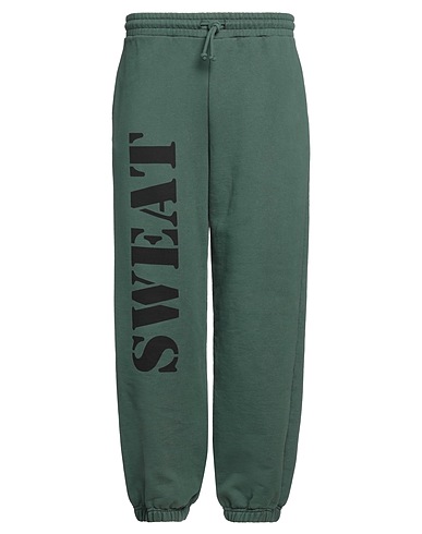 VETEMENTS Casual pants Dark green 80% Cotton, 20% Polyester