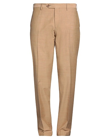 LARDINI Casual trouser Beige 67% Cotton, 33% Wool