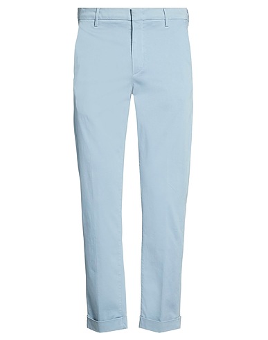 ELEVENTY Casual pants PLATINUM CELESTE 61% Cotton, 36% Lyocell, 3% Elastane