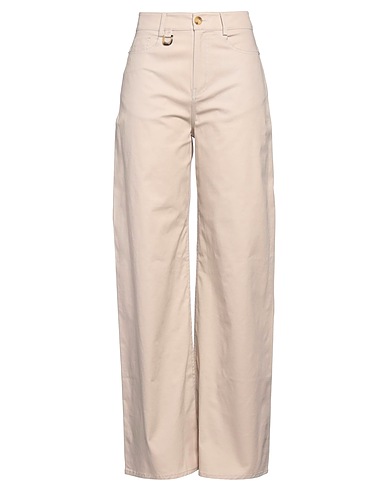 VIVETTA Casual trouser Taupe 98% Cotton, 2% Elastane