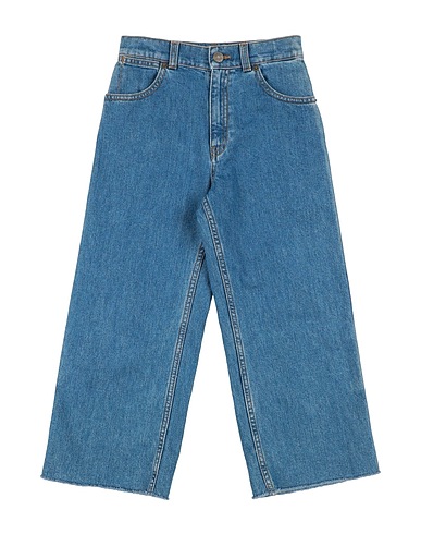 GUCCI Denim pants Blue 100% Cotton, Polyester