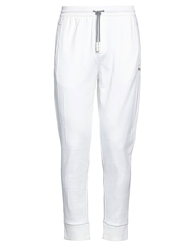 BOSS Casual trouser White 89% Cotton, 11% Polyester
