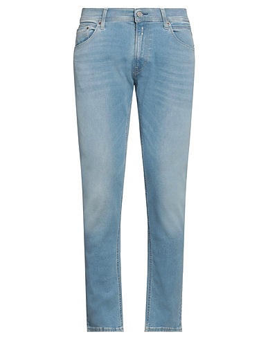 REPLAY Denim trousers Blue 86% Cotton, 10% Polyester, 4% Elastane