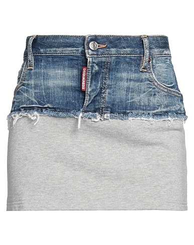 DSQUARED2 Denim skirt Blue 100% Cotton, Elastane
