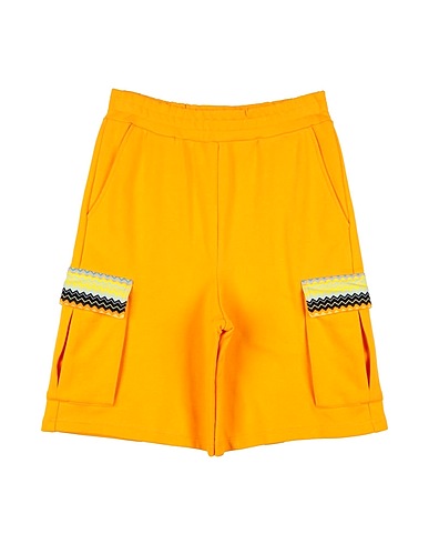 MISSONI KIDS Shorts & Bermuda Orange 100% Cotton