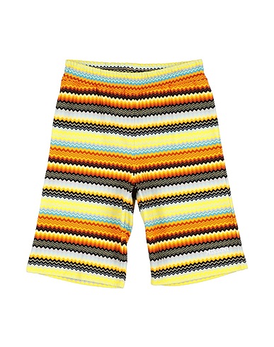 MISSONI KIDS Shorts & Bermuda Yellow 100% Cotton