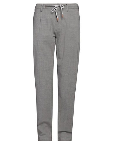 ELEVENTY Casual pants PLATINUM GRIGIO 96% Wool, 4% Elastane