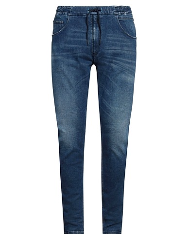 REPLAY Denim pants Blue 90% Cotton, 8% Polyester, 2% Elastane