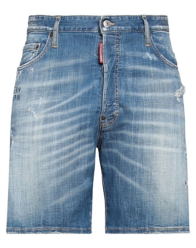 DSQUARED2 Denim shorts Blue 98% Cotton, 2% Elastane