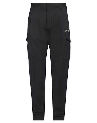 DSQUARED2 Casual trouser Black 95% Virgin Wool, 5% Elastane