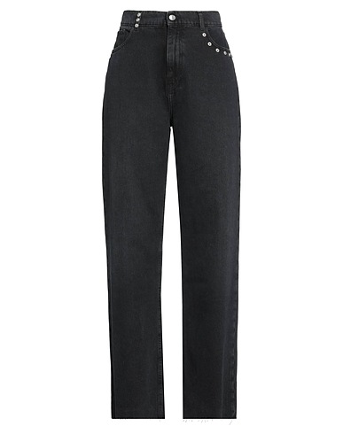 BA&SH Denim pants Black 100% Cotton, Polyester