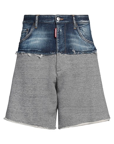 DSQUARED2 Denim shorts Grey 100% Cotton