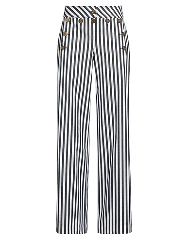 MAISON COMMON Casual trouser Blue 62% Polyacrylic, 22% Polyamide, 8% Polyester, 8% Cotton