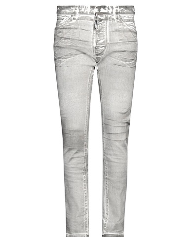 DSQUARED2 ジーンズ グレー コットン 97% / ポリウレタン 3% / 牛革