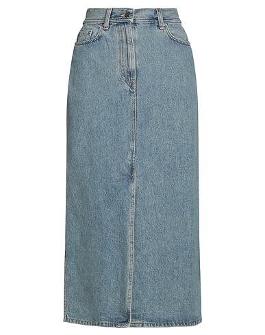 LOULOU STUDIO Denim skirt Blue 100% Organic cotton