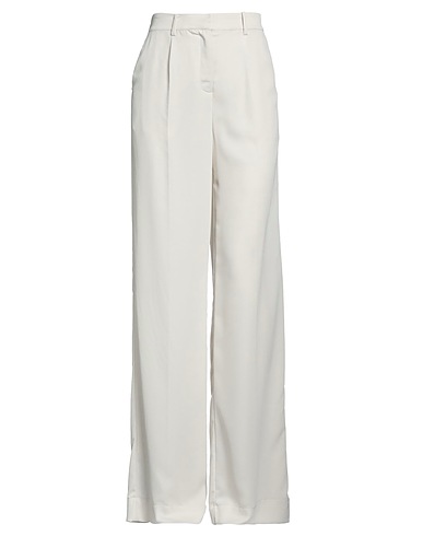 CALVIN KLEIN Casual trouser Ivory 100% Polyester