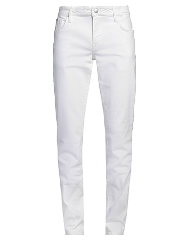 ANTONY MORATO Denim trousers White 97% Cotton, 3% Elastane